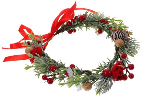 Yardwe Grünes Haarband mit Blattmotiv für Damen Dekorativer Kopfschmuck aus Stoff Bequem und Leicht für Party und Bankett Kreatives und Auffälliges Design
