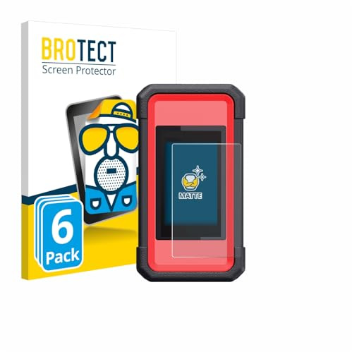 BROTECT Schutzfolie für Launch X431 SmartLink C V2.0 | 6 Stück Entspiegelnder Displayschutz Made in Germany Matte Displayschutz-Folie Anti-Reflex Anti-Fingerprint Einfache Montage