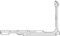 ROTO NT 255273 - Inversione angolare per finestre ad arco/inclinate, colore: Argento
