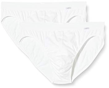 HUBER Herren Brasil 2er Pack Slip, Weiß (Weiss 0500), XXX-Large (Herstellergröße: 3XL)