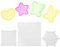 Kare & Kind Water Sticky Beads Pegboards - 7 pcs - Different Shapes and Colors - Kids, DIY, Arts, Craft, Indoor, Outdoor Activities