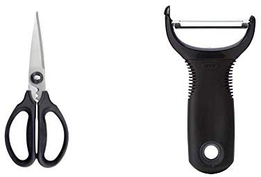 OXO Good Grips Kitchen and Herb Scissors & Good Grips Y Peeler