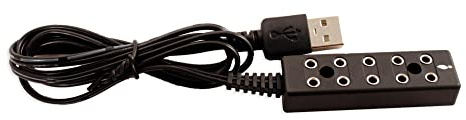 Multiprise originale avec 5 sorties USB A 3,5 W.