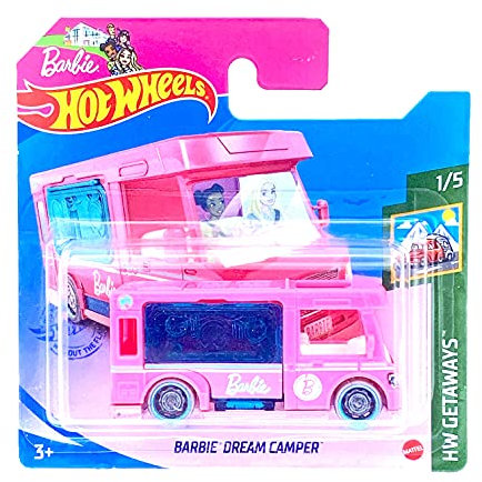Hot Wheels Barbie Dream Camper HW Getaways 1/5 2021 (21/250) Short Card