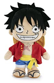 One Piece - One Piece - 28 Zentimeter - Luffy, Sanji, Roronoa Zoro, Shanks - Super Soft Qualität (Luffy)