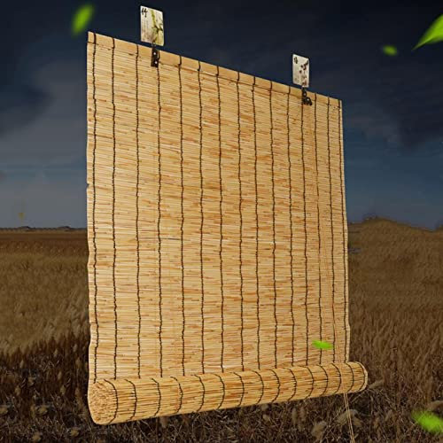 SHU Innen-/Outdoor -Installation Blackout -Vorhang, geeignet for Innenhof/Blumenzimmer/Pavillon/Veranda/Teelaum Roller Jalousien, Breite 100 cm/110 cm/120 cm/135 cm/140 cm/150 cm
