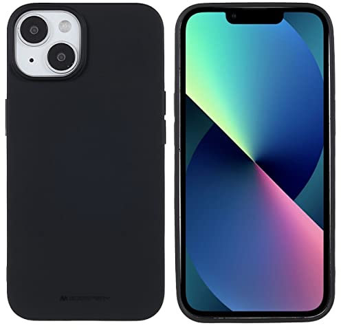 CoverKingz Custodia per Apple iPhone 14 – Custodia in silicone per iPhone 14 – Custodia morbida per smartphone – Custodia sottile – Nero opaco