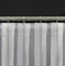 EASYHomefashion Maßgefertigte Fertiggardine Voile Store Deko Schal nach Maß mit Faltenband Bleiband FLACHFALTE 1:2,5/50 mm, 235 x 325 cm (HöhexBreite)