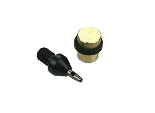 1 mm ISTA TOOLS -2-Teiliges Profi Lochwerkzeug,große Auswahl an Locheisen, Lochpfeife für Ösenpresse, Spindelpresse - zum stanzen und lochen Leder, Filz uvm. (1 mm -1/4-20 UNC Gewinde)