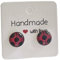 Mini Ladybug Ohrstecker Marienkäfer 8mm Motiv Anime Film Ohrringe 925 silber Kinder Mädchen
