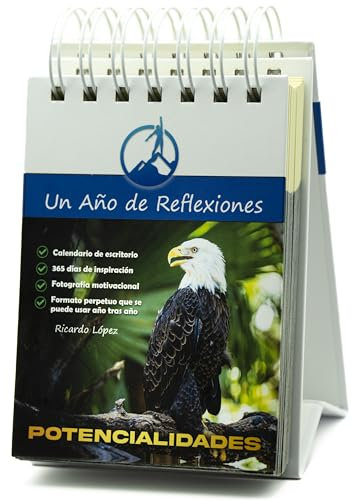 Spanischer inspirierender Tischkalender – 365 motivierende Zitate und Bilder – von POTENCIALIDADES