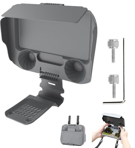 VOLOHAS Custodia protettiva per telecomando 2 in 1 per DJI FLIP/Mini 4 Pro/Air 3, telecomando antiriflesso, antipolvere, antimacchia, antigraffio, blocco della luce, accessorio per drone (per DJI RC