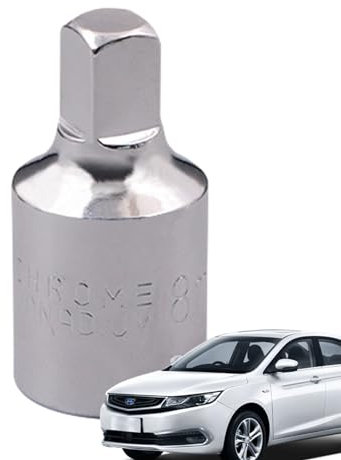 Moxeupon Bouchon de vidange de Transmission - Outil de Douille à Embout carré inviolable de 1/2 Pouce,Clé à Bouchon de Carter d'huile à dégagement Rapide en Acier au Chrome Vanadium pour la