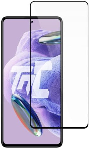TM-Concept® - Cristal templado integral para Xiaomi Redmi Note 12 Pro Plus 5G (1 unidad), color negro