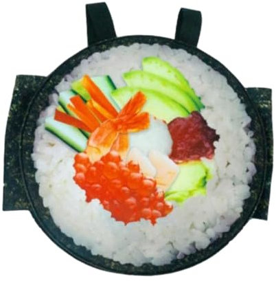 Oshhni Costume d'halloween en Rouleau de Sushi, Cosplay Portable Amusant pour Mascarade, Cadeau d'anniversaire, Adulte