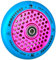 Root Industries Air Honeycore 110mm Stunt-Scooter Wheel Trick Roller Ersatz Rad Rolle + Fantic26 Sticker (Pink/Pu Blau)