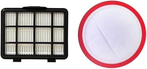 2PCS Replacement Parts Filters Fits for Russell Hobbs RHCV3101 & RHCV3601 Vacuum Cleaner Spare Parts, Replacement Model RFHLFILTVC11021202 Vacuum Cleaner Spare Parts Accessories Filter