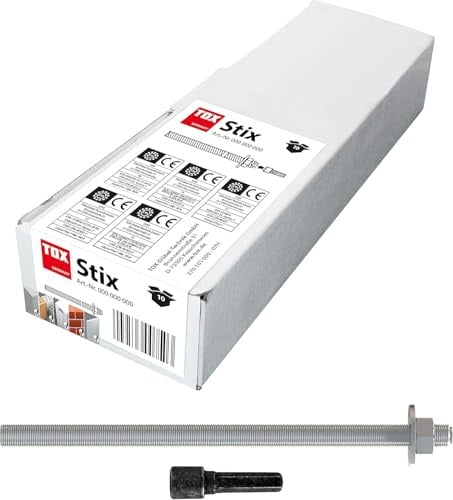 TOX Gewindestange Stix verzinkt M16 x 190 M, 10 Stück - 070101281