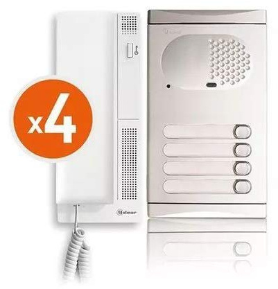 golmar 4140/AL – kit audio Uminio 4 logements