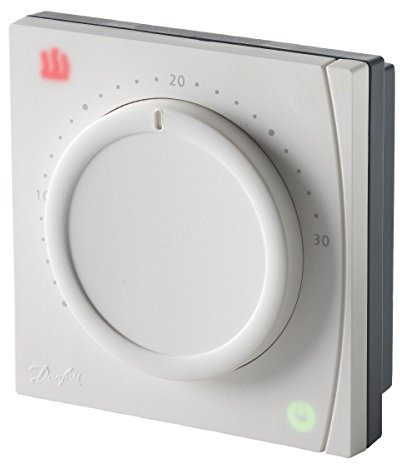 Danfoss RET1000MS Dial Room Thermostat 230V White
