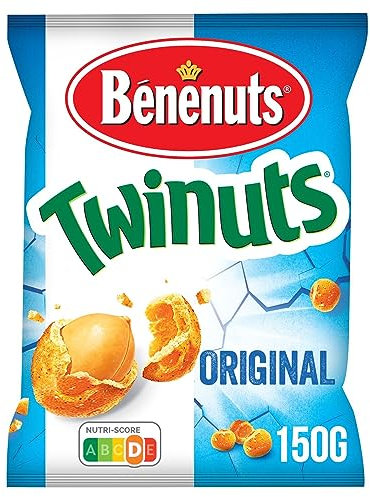 Benenuts Twinuts goût salé 150 g Lot de 5