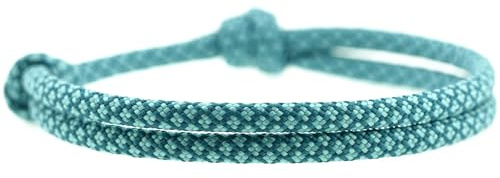 komimar Surfer Armband MOANA - Schmuck - Nautische Armbänder - cool lässiger Surf Style - Freundschaftsarmband - Geschenkidee - Fußband - Surferschmuck - Boho Armband - Segeltau Armband