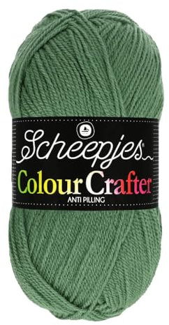 Scheepjes Colour Crafter 100g Yarn Ball | Acrylic DK Double Knit Wool | Soft & Anti-Pilling for Knitting, Crochet, Blankets & Amigurumi (1824 Enschede)