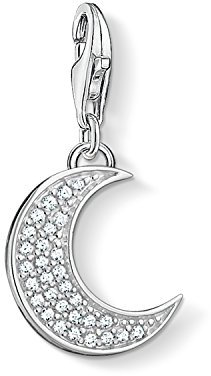 Thomas Sabo Damen Charm-Anhänger Mond Charm Club 925 Sterling Silber 1499-051-14