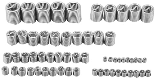 Reti di tipo M3 M4 M5 M6 M8 M10 M12 Assortimento di inserti di riparazione di filo metallico in acciaio inossidabile
