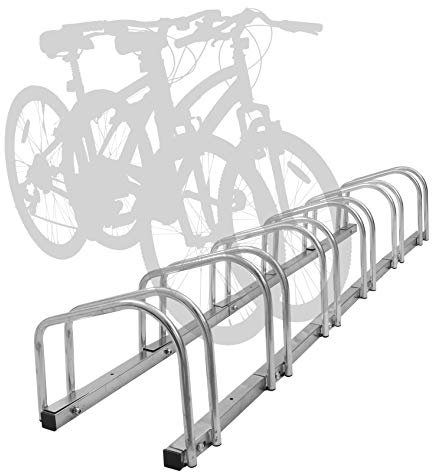 Hromee Support de rangement réglable pour vélo pour garage Argenté 1-6