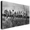 Fab Canvas Leinwandbild, Motiv Lunch Atop Skyscraper – gerahmter Druck – 119,4 x 83,8 cm – Wohnzimmerdekoration