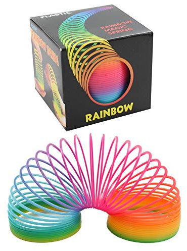 Heinemann 1 x spirala tęczowa spirala sprężynowa 7,5 cm