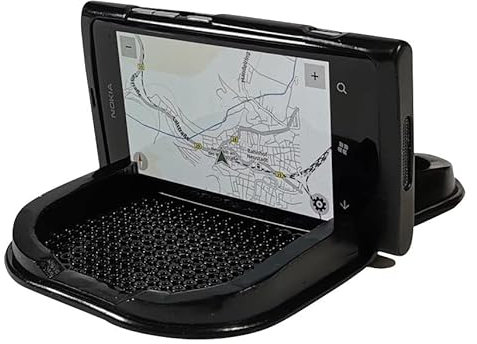 Kfz Handy Halterung - Handyhalter Auto Silikon - Smartholder Handyhalter - Anti-Rutsch-Handyhalterung für das Armaturenbrett - Antirutschmatte für Handy im Auto - Telefon Pad Auto - VDP