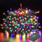 GlobaLink LED Lichterkette Batterie, 300Leds 40M bunt Weihnachtsbeleuchtung Außen- mit 8 Modi und Timer Wasserdicht IP44 für Außen und Innen Weihnachten Zimmer, Fenster, Treppen,Geländer Garten