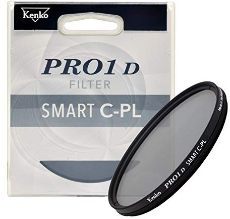 Kenko Polfilter PRO1D SMART C-PL 82mm, Farbkontrasteinstellung, Kontrolle der Wasser- und Glasreflexion, 398814