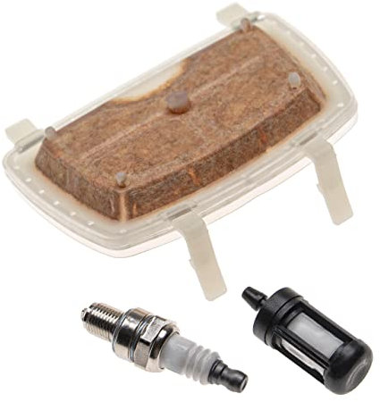 vhbw Luft-Filter, Kraftstofffilter, Zündkerze kompatibel mit Stihl MS 171, 201, 181, 211 Motorsäge, Kettensäge - Wartungsset