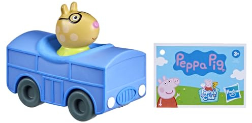 Peppa Pig Peppa's Adventures Little Buggy Vehículo, Juguete Preescolar para Edades de 3 años en adelante (Pedro Pony en autobús Escolar)