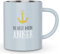 Thermo Becher / Tasse aus doppelwandigem Edelstahl, Maritim, Du bist mein Anker