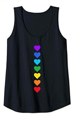Damen 7 Chakra Herzen Energiesystem Chakren Farben Kundalini Yoga Tank Top