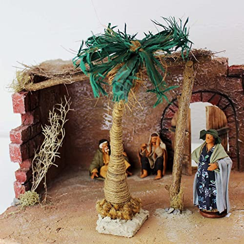mitienda mit Liebe gemacht Krippenbotanik Palme 27 cm