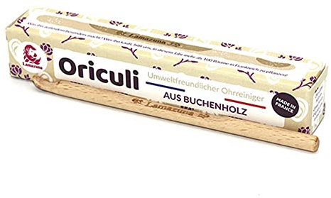Lamazuna Oriculi Ohrenstäbchen, Buchenholz, 1 Stk