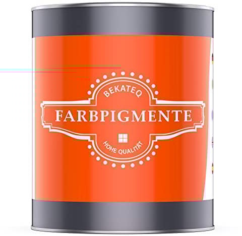 BEKATEQ Farbpigmente in RAL7001 Silbergrau 100g - Eisenoxid Pulver mikronisiert für Epoxidharz, Beton, Putz, Dispersionsfarbe, Kalk- und Leimfarben - Made in Germany BK-122