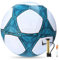 Bibykivn Fußball Größe 5,Fußbälle Mit Pumpe,Fußball Trainingsball Klassisches Design,Weich und Federnd,Unisex Erwachsene Jugend