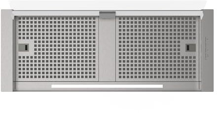CATA Campana Extractora Corona X 80 /B con 4 Niveles de Extracción 3+1 Turbo Panel de Control Electrónico con Temporizador Motor BT3 Extra Silencioso Iluminación LED Ancho 70 cm Color Inox
