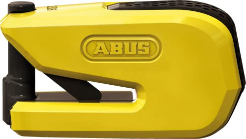 ABUS brake disc lock 8078 Detecto YE SRA SmartX 2.0 - smart motorbike lock - open via smartphone - 100 dB alarm security level 18 - yellow