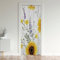 Sunflower Blackout Curtains Window Floral Treatments Doorway Curtain Room Darkening Yellow Flowers Pattern Thermal Insulated Blackout Curtains Botanical for Doors with Windows 106x203cm 1 Panel