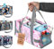 Knuffig Toniebox Tasche - Tragetasche für Toniebox & Zubehör, Aufbewahrung für Figuren, Musikbox Tasche für 2 Boxen, Abnehmbare Trennwände, Perfekt für Kinder & Reisen (Einhorn rosa)