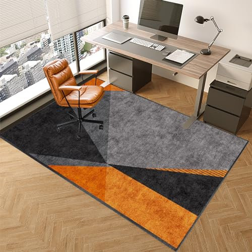 ENHS Bürostuhl Unterlage rutschfest, Bodenschutzmatte für Hartböden, Bodenmatte, Bodenschutz, Unterlegmatte, Boden schutzmatten Gaming, Schutzmatte für Laminat, Parkett, Hartböden 120 x 140 cm