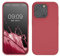kwmobile Handyhülle für iPhone 14 Pro Hülle, für iPhone 14 Pro Case - Hülle Silikon - kabelloses Laden - Dark Rose
