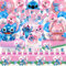 Stitc Geburtstagsdeko, Stitc Tortendeko, Luftballons Geburtstag, Stitc Partygeschirr, Servietten, Stitc Party Deko Luftballons, Stitc Hintergrund Geburtstagsdeko, Birthday Banner